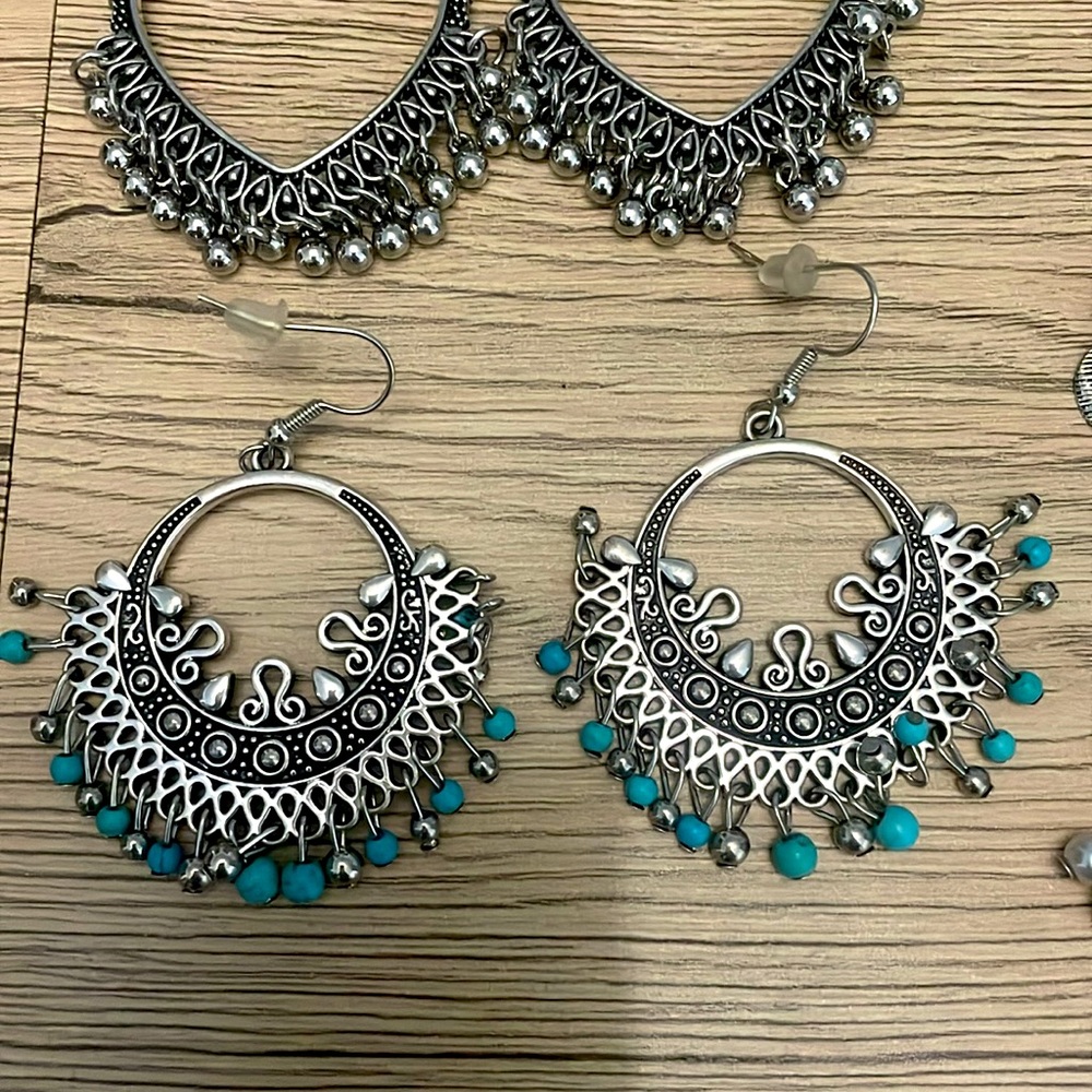 Paparazzi Silver Earring Bundle - image 3